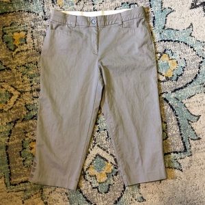 Gray Capri Pants
